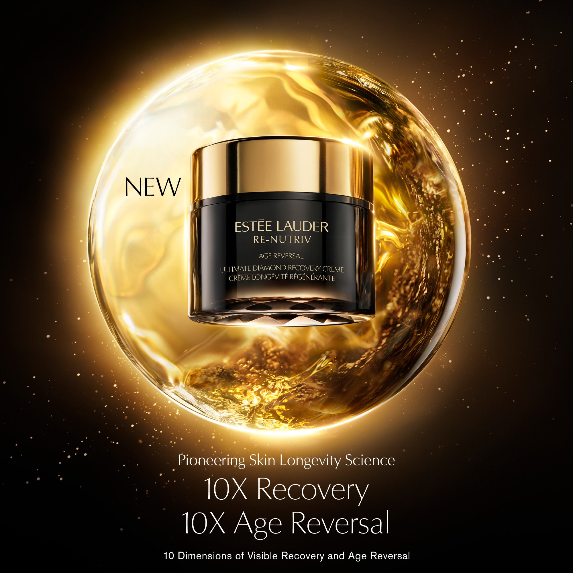 フェイスクリーム Estee Lauder Re-Nutriv Ultimate Diamond Re-Nutriv Age Reversal Ultimate Diamond™ Recovery | Skin Longevity