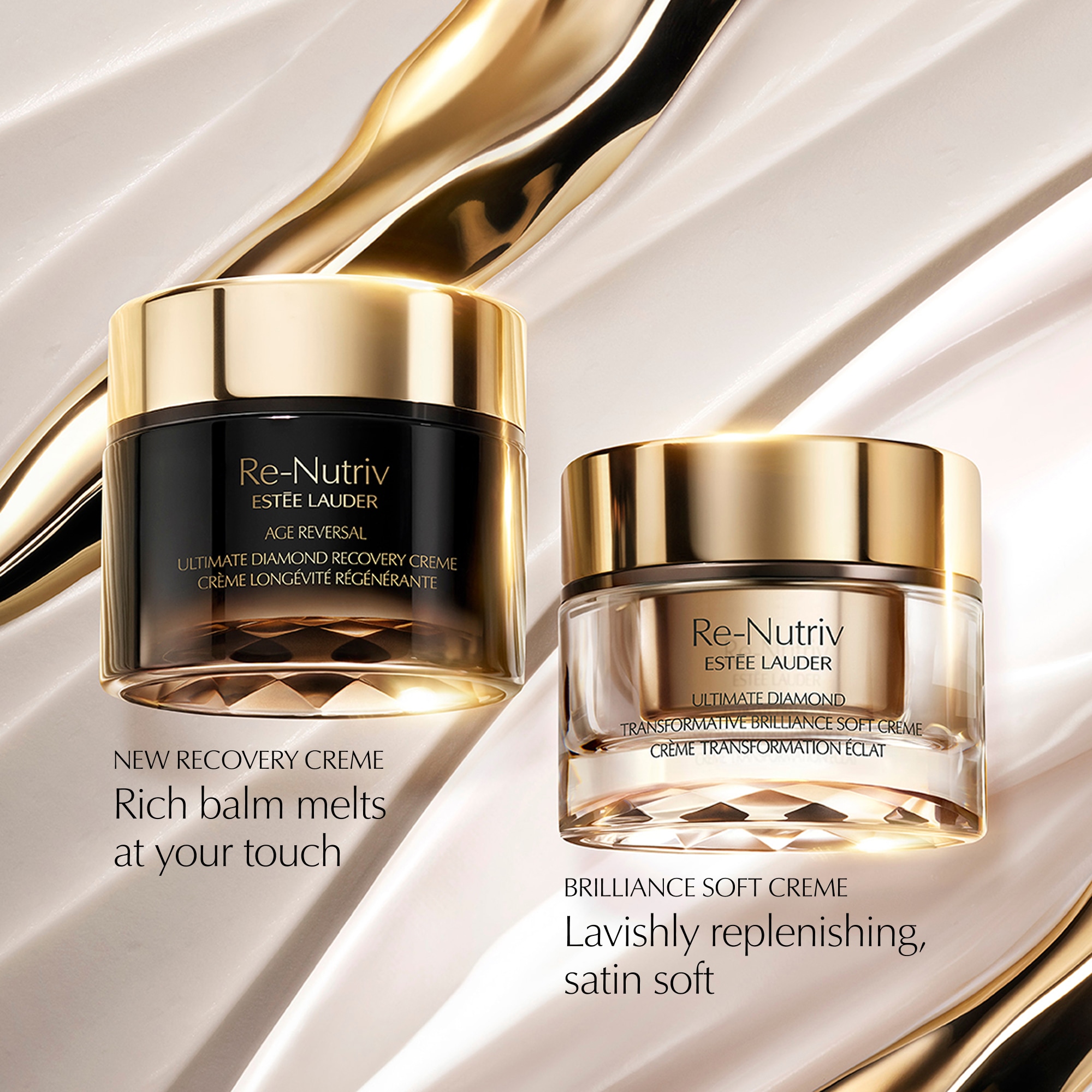 フェイスクリーム Estee Lauder Re-Nutriv Ultimate Diamond Re-Nutriv Age Reversal Ultimate Diamond™ Recovery | Skin Longevity